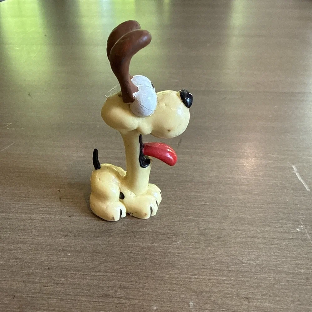 Vintage Garfield Odie Dog Figure PVC 1978 1983 United Feature Syndicate